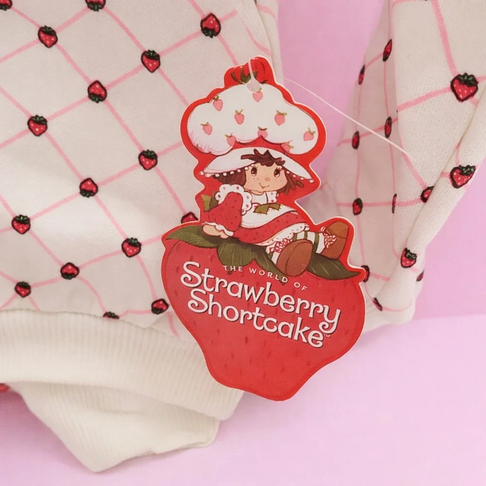 Strawberry Shortcake Jogger Set Girls 9 Months 2 PC Outfit Long Sleeves NWT